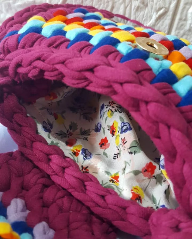 Rainbow Tassel Purse